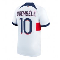 Billiga Paris Saint-Germain Ousmane Dembele #10 Borta fotbollskläder 2023-24 Kortärmad